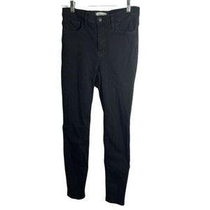 Madewell Roadtripper Jeans Size 28 Womens Black Denim Mid Rise 27x27.5”